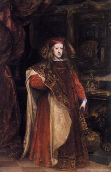Miranda, Juan Carreno de Charles II as Grandmaster of the Golden Fleece oil painting image